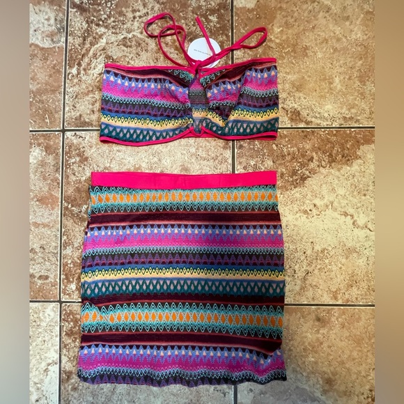 Shein multi-coloured 2 piece set:size 1XL - Picture 1 of 8